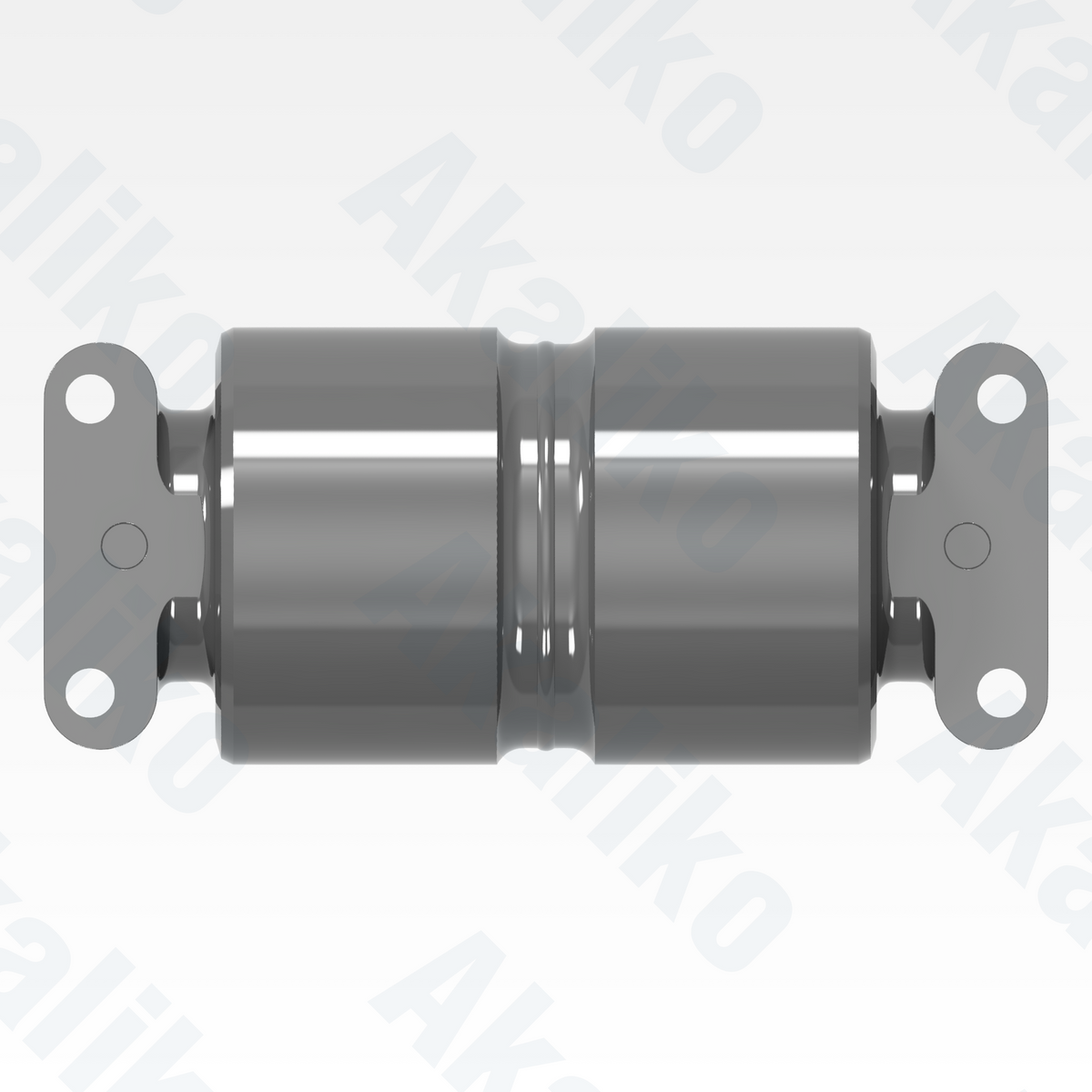 Top view of replacement/aftermarket brand new carrier roller for Caterpillar 6020/6020B excavator.
