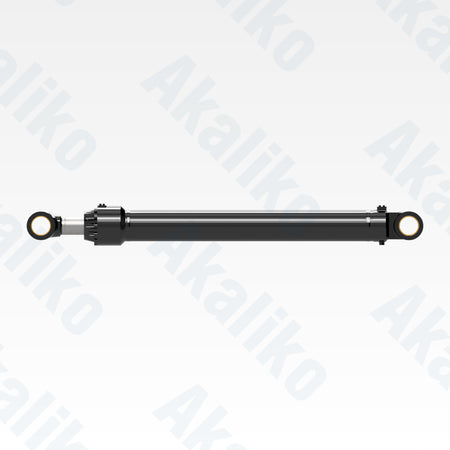 Side view of replacement boom hydraulic cylinder for Caterpillar 6020B excavator, OEM part number 494-1826