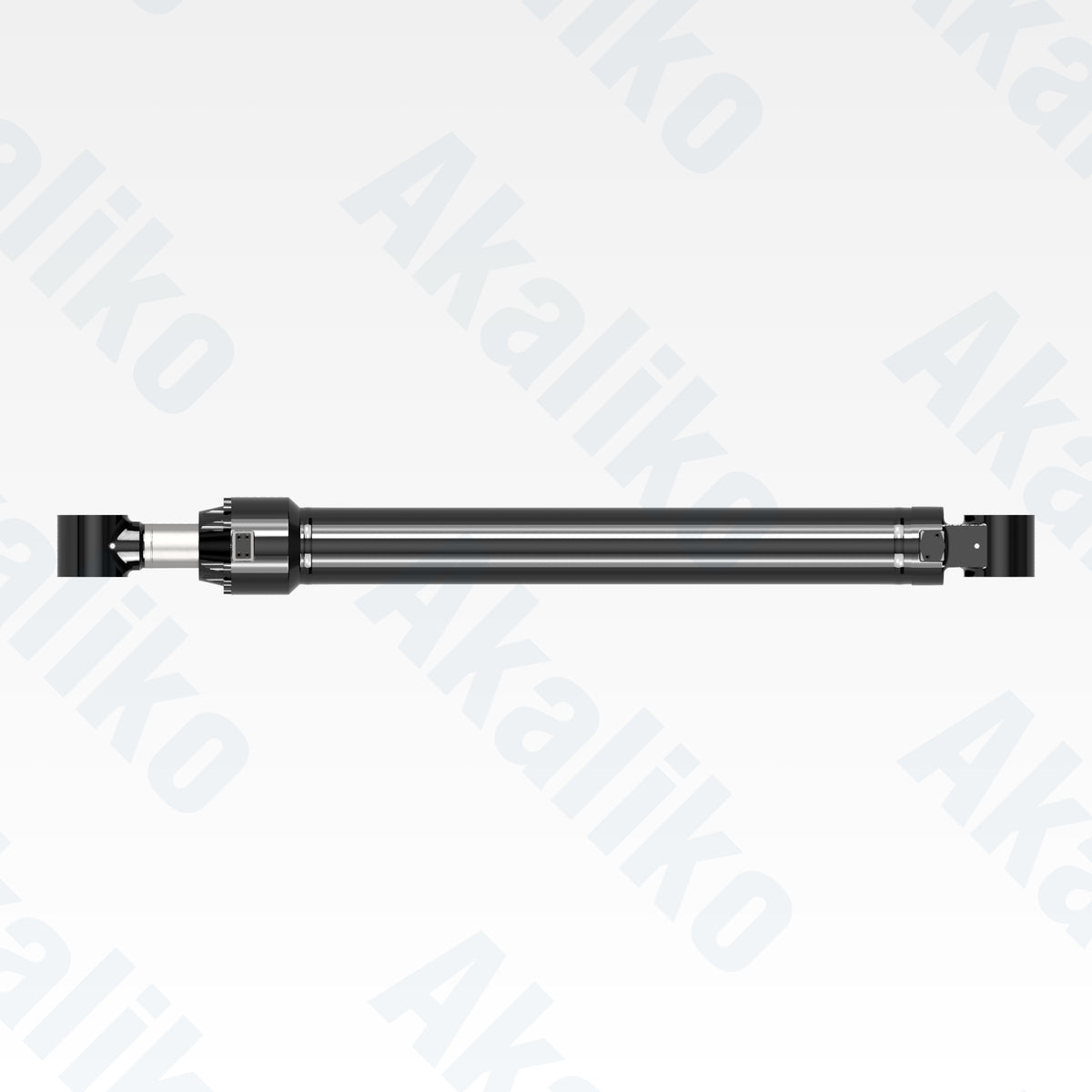 Top view of replacement boom hydraulic cylinder for Caterpillar 6020B excavator, OEM part number 494-1826