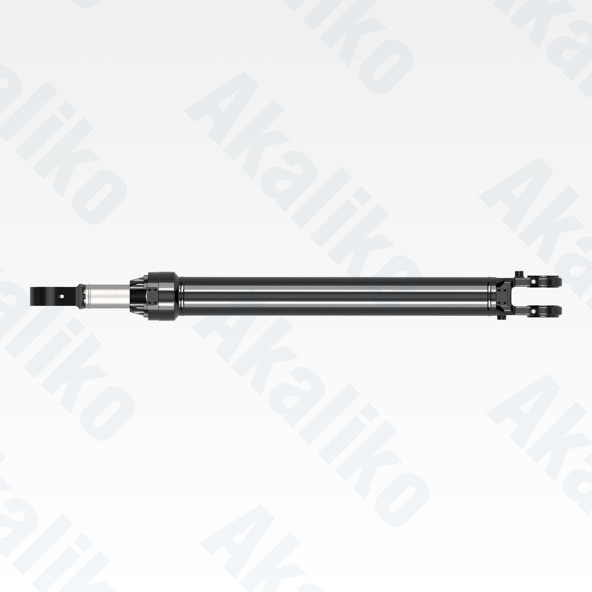 Top view of replacement bucket hydraulic cylinder for Caterpillar 6020B excavator, OEM part number 494-1828