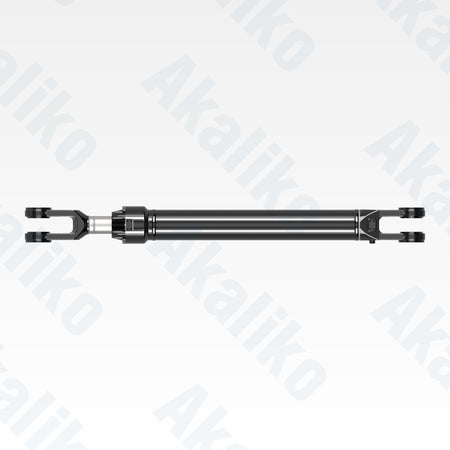 Top view of replacement stick hydraulic cylinder for Caterpillar 6020B excavator, OEM part number 494-1827