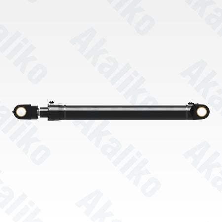 Side view of replacement boom hydraulic cylinder for Caterpillar 6030 excavator, OEM part number 464-0779