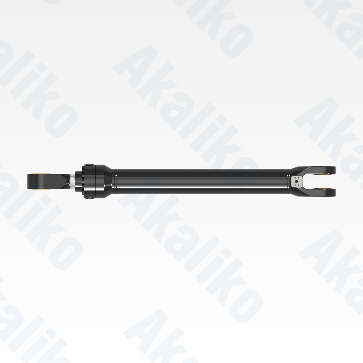 Top view of replacement bucket hydraulic cylinder for Caterpillar 6030 excavator, OEM part number 464-9559