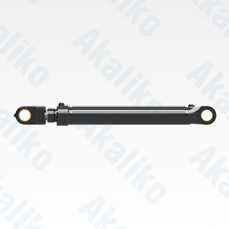 Side view of replacement boom hydraulic cylinder for Caterpillar 6030 FS excavator, OEM part number 465-6234