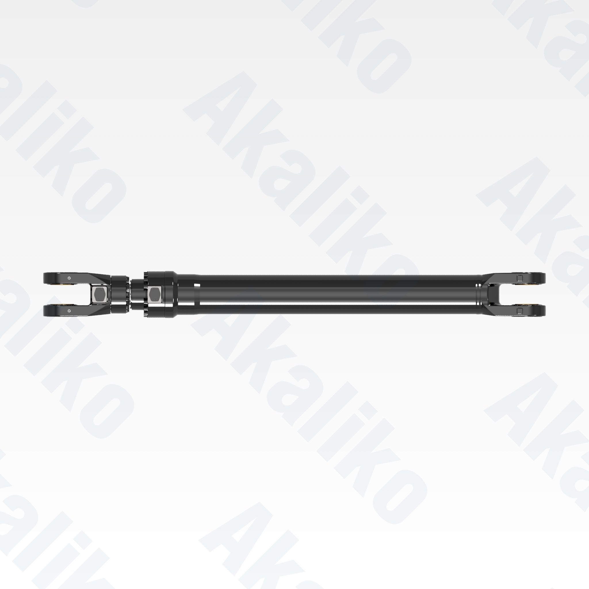 Top view of replacement bucket hydraulic cylinder for Caterpillar 6030 FS excavator, OEM part number 465-8605