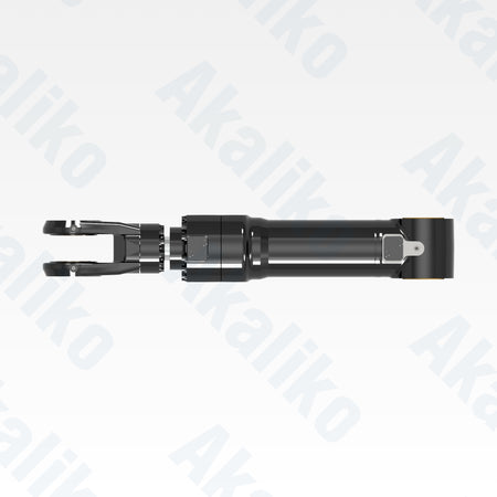 Top view of replacement clam hydraulic cylinder for Caterpillar 6030 FS excavator, OEM part number 455-9942