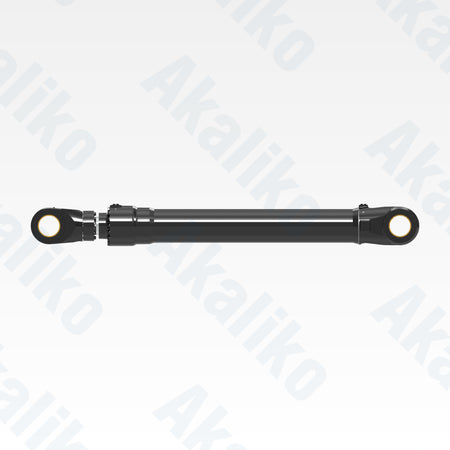 Side view of replacement stick hydraulic cylinder for Caterpillar 6030 excavator, OEM part number 465-6194