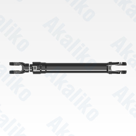Top view of replacement stick hydraulic cylinder for Caterpillar 6030 excavator, OEM part number 465-6194