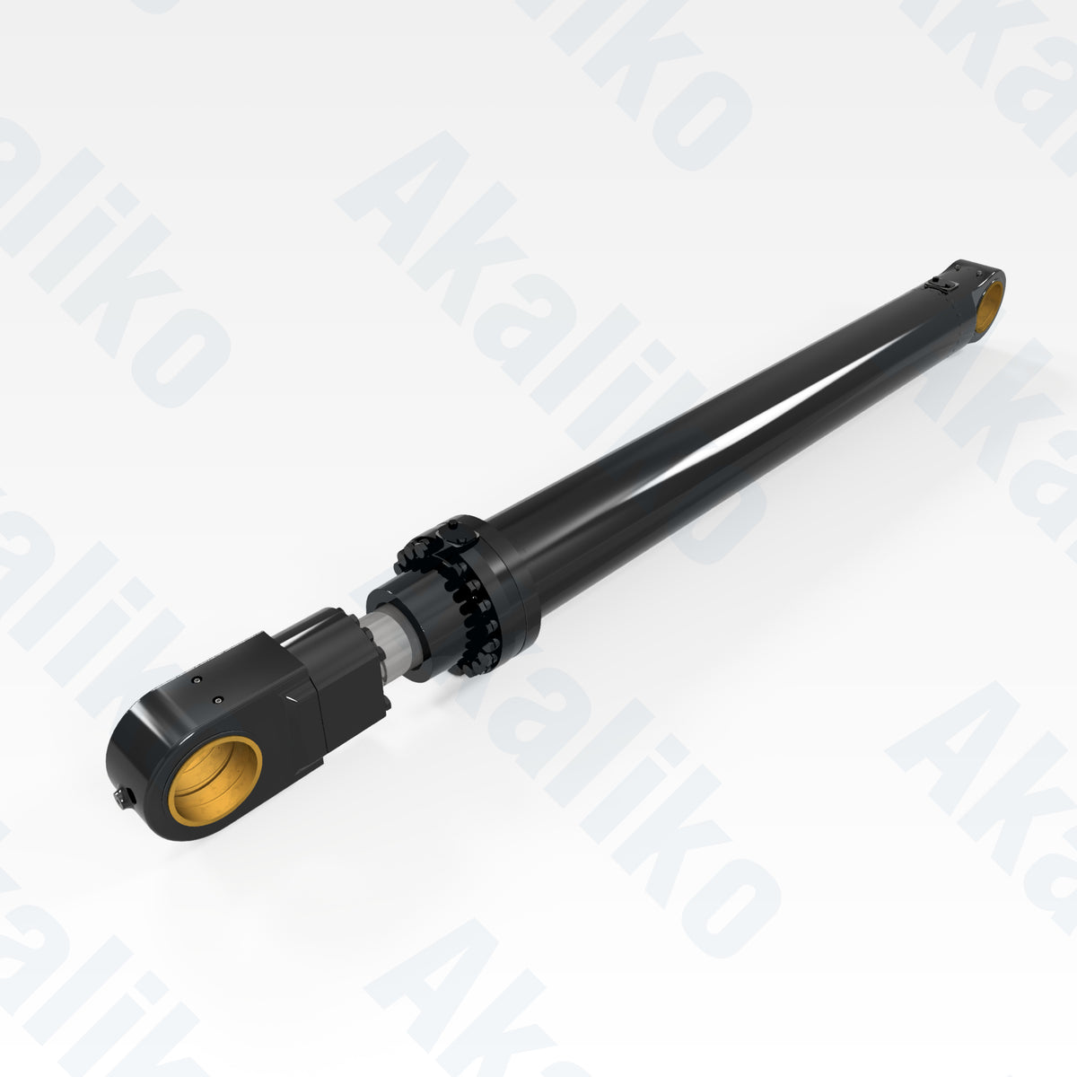 Replacement boom hydraulic cylinder for Caterpillar 6040 excavator, OEM part number 618-9834, aftermarket heavy equipment parts
