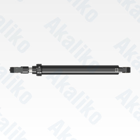 Top view of replacement boom hydraulic cylinder for Caterpillar 6040 excavator, OEM part number 618-9834
