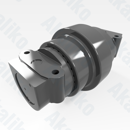 Replacement/aftermarket brand new carrier roller for Caterpillar 6040/6040 FS excavator.