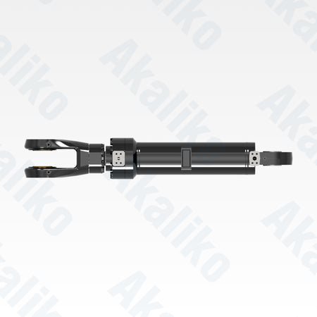 Top view of replacement clam hydraulic cylinder for Caterpillar 6040 FS excavator, OEM part number 467-1599