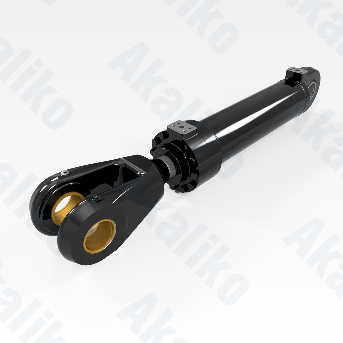 Replacement clam hydraulic cylinder for Caterpillar 6040 FS excavator, OEM part number 522-1529, aftermarket heavy equipment parts
