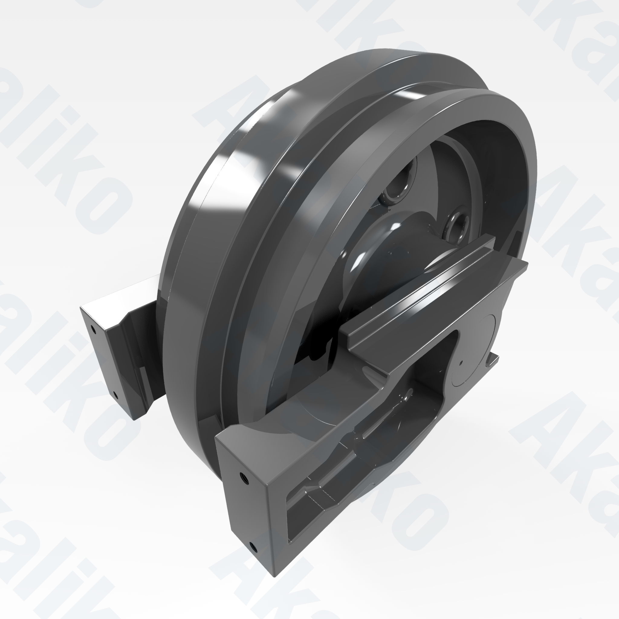 Replacement/aftermarket brand new idler for Caterpillar 6040/6040 FS excavator.