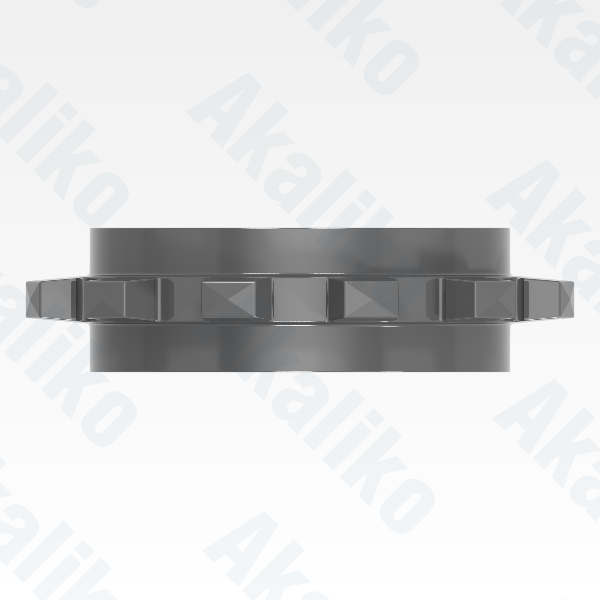 Top view of replacement/aftermarket brand new sprocket for Caterpillar 6040/6040 FS excavator.
