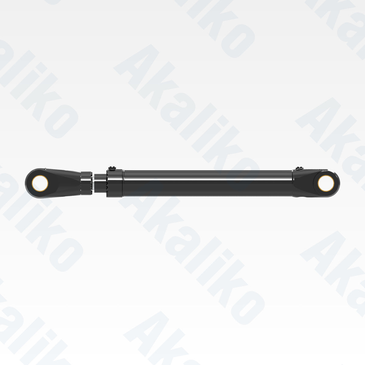 Side view of replacement stick hydraulic cylinder for Caterpillar 6040 excavator, OEM part number 589-2692