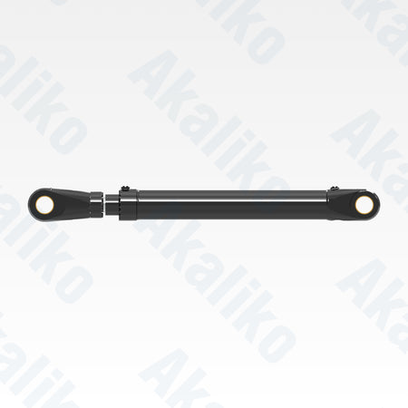 Side view of replacement stick hydraulic cylinder for Caterpillar 6040 excavator, OEM part number 589-2692