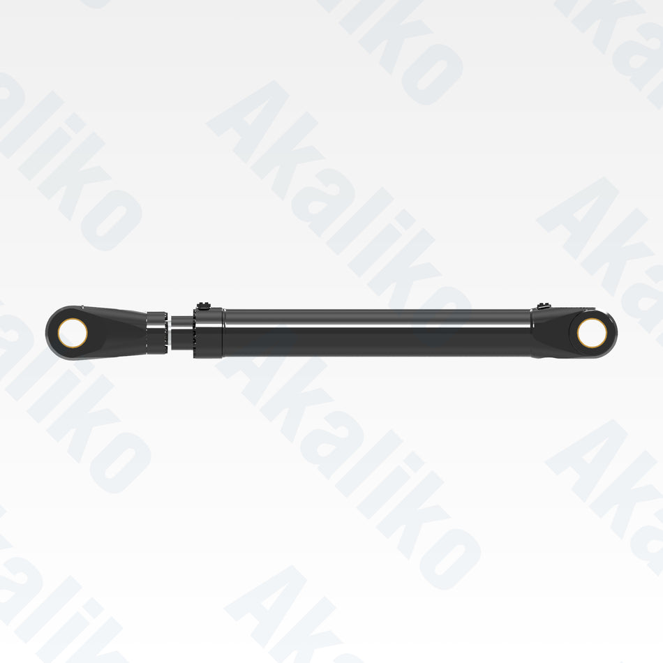 Side view of replacement stick hydraulic cylinder for Caterpillar 6040 excavator, OEM part number 589-2692