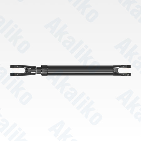 Top view of replacement stick hydraulic cylinder for Caterpillar 6040 excavator, OEM part number 589-2692