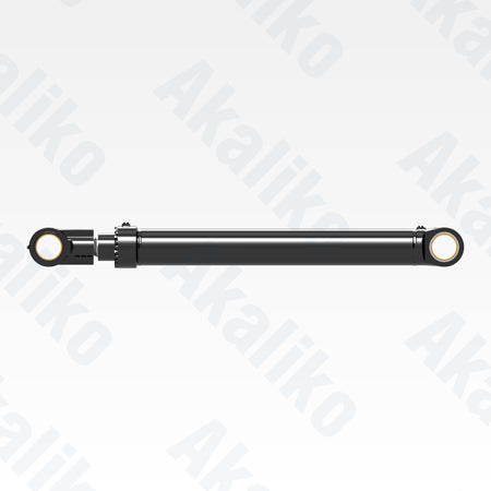Side view of replacement boom hydraulic cylinder for Caterpillar 6050 excavator, OEM part number 452-5843