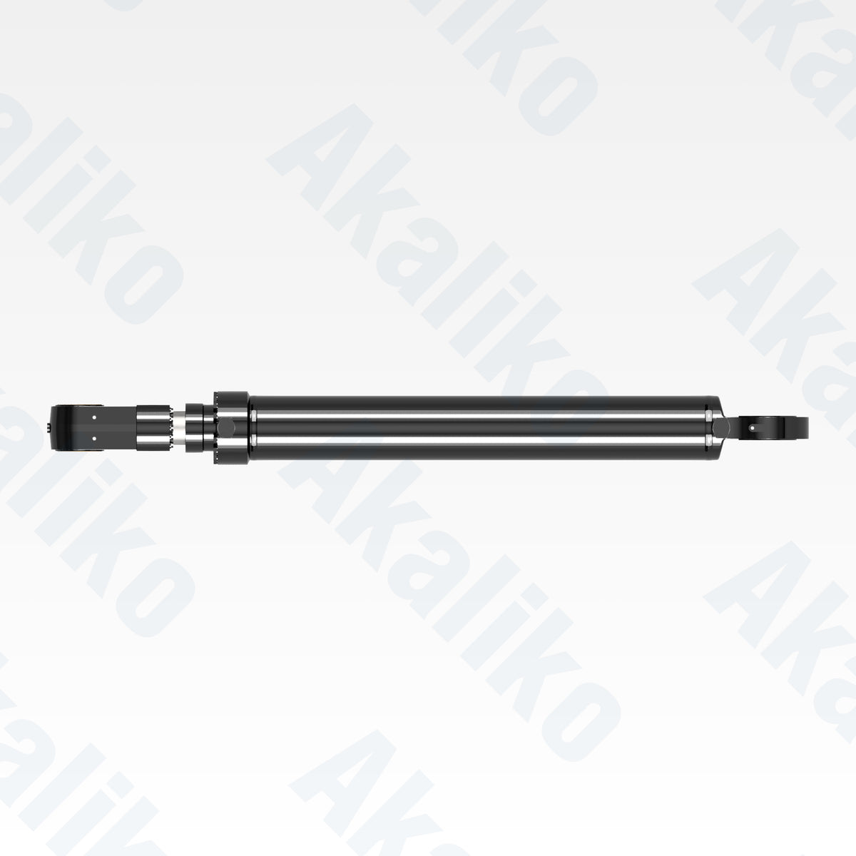 Top view of replacement boom hydraulic cylinder for Caterpillar 6050 FS excavator, OEM part number 471-2134