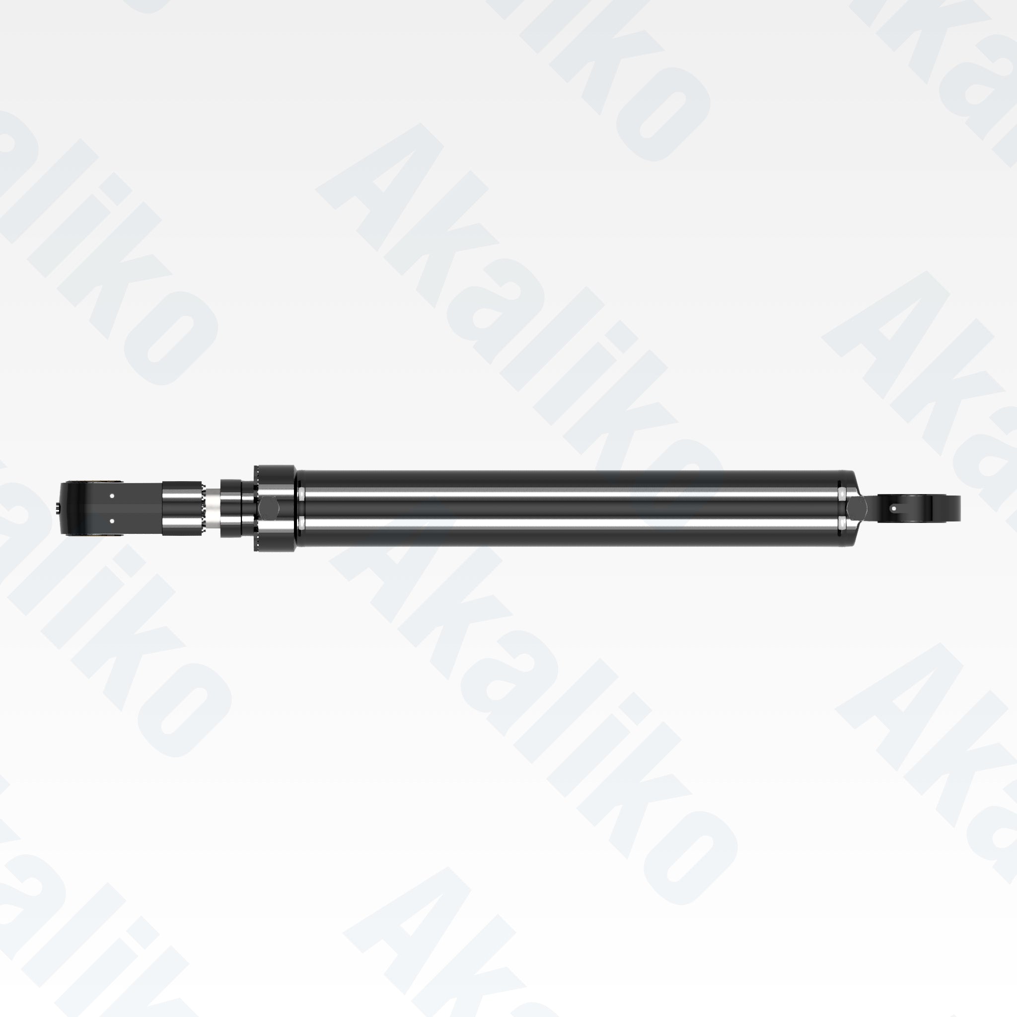 Top view of replacement boom hydraulic cylinder for Caterpillar 6050 FS excavator, OEM part number 471-2134