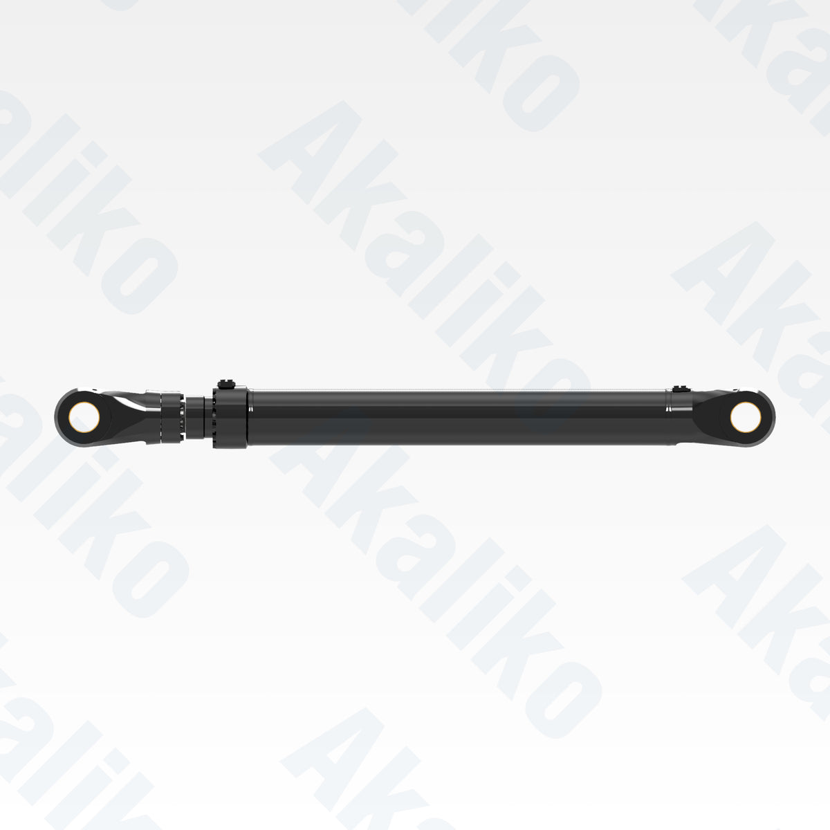 Side view of replacement stick, bucket hydraulic cylinder for Caterpillar 6050 FS excavator, OEM part number 467-1658