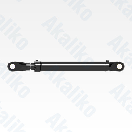 Side view of replacement stick hydraulic cylinder for Caterpillar 6050 excavator, OEM part number 452-5844