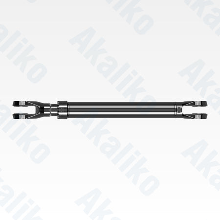 Top view of replacement stick hydraulic cylinder for Caterpillar 6050 excavator, OEM part number 452-5844