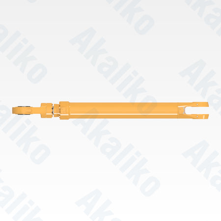 Top view of replacement bucket hydraulic cylinder for Caterpillar 6060 excavator, OEM part number 588-1455