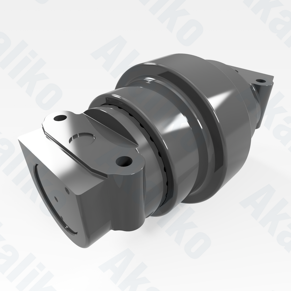 Replacement/aftermarket brand new carrier roller for Caterpillar 6060/6060 FS excavator.