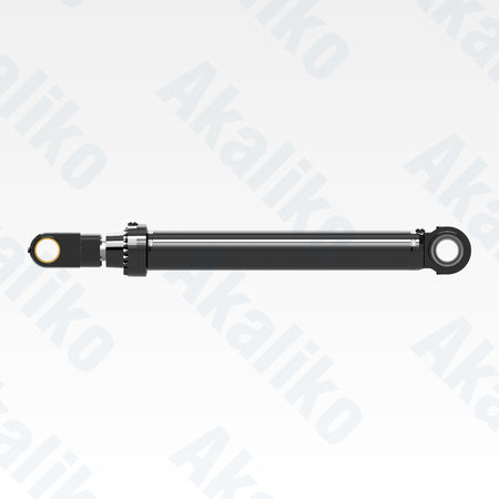 Side view of replacement boom hydraulic cylinder for Caterpillar 6060 FS excavator, OEM part number 368-0458