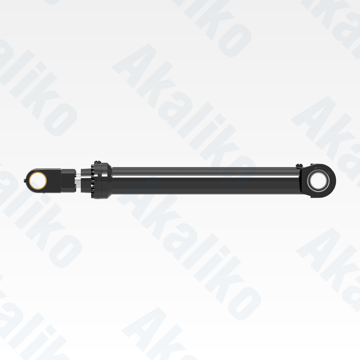 Side view of replacement boom hydraulic cylinder for Caterpillar 6060 FS excavator, OEM part number 598-1519