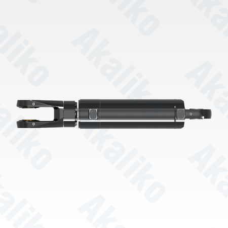 Top view of replacement clam hydraulic cylinder for Caterpillar 6060 FS excavator, OEM part number 459-2050