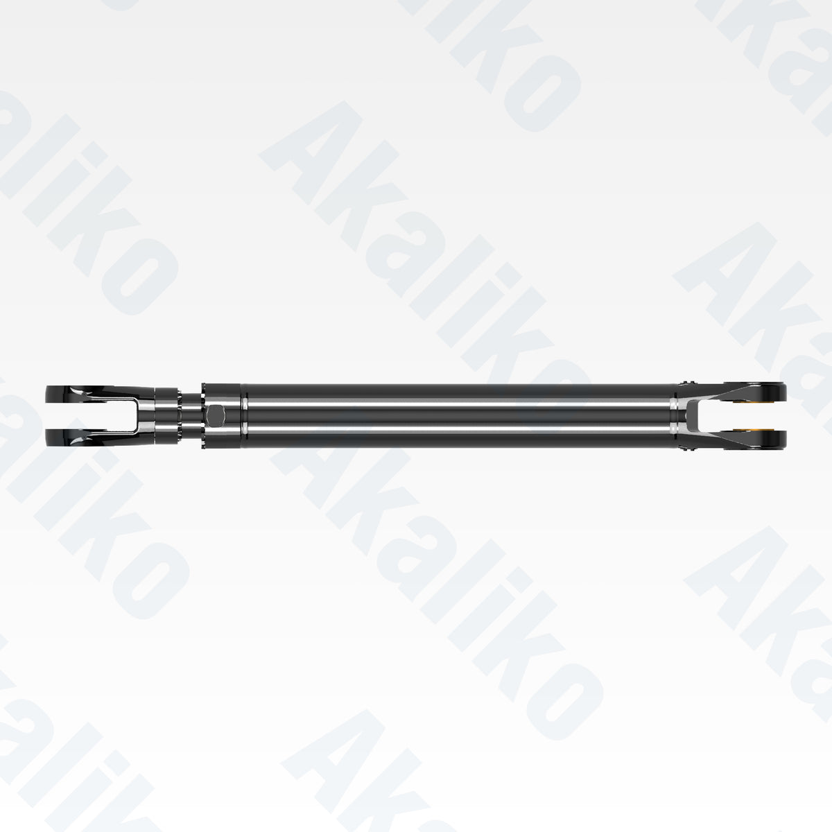 Top view of replacement stick, bucket hydraulic cylinder for Caterpillar 6060 FS excavator, OEM part number 373-4833