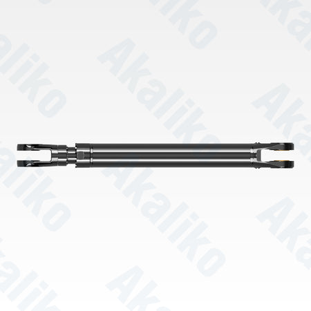 Top view of replacement stick, bucket hydraulic cylinder for Caterpillar 6060 FS excavator, OEM part number 373-4833