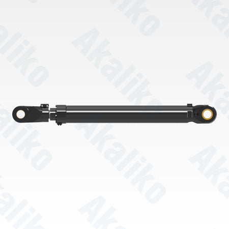 Side view of replacement stick, bucket hydraulic cylinder for Caterpillar 6060 FS excavator, OEM part number 644-3952