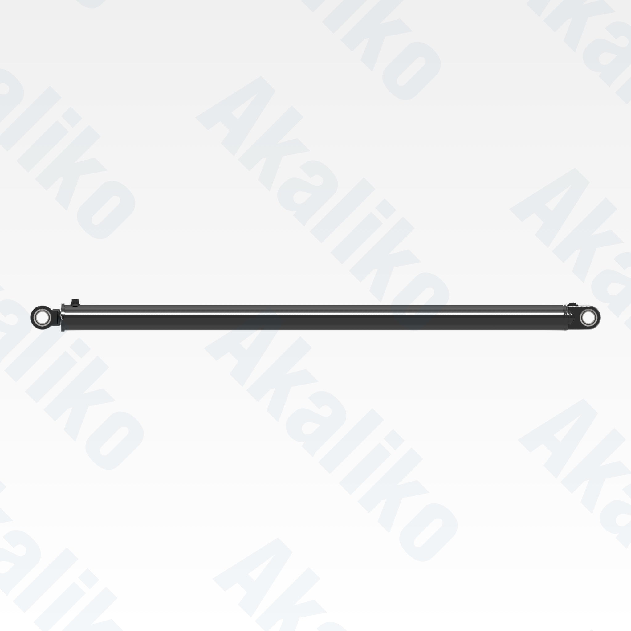 Side view of replacement hoist hydraulic cylinder for Caterpillar 725C dump truck, OEM part number 285-4031
