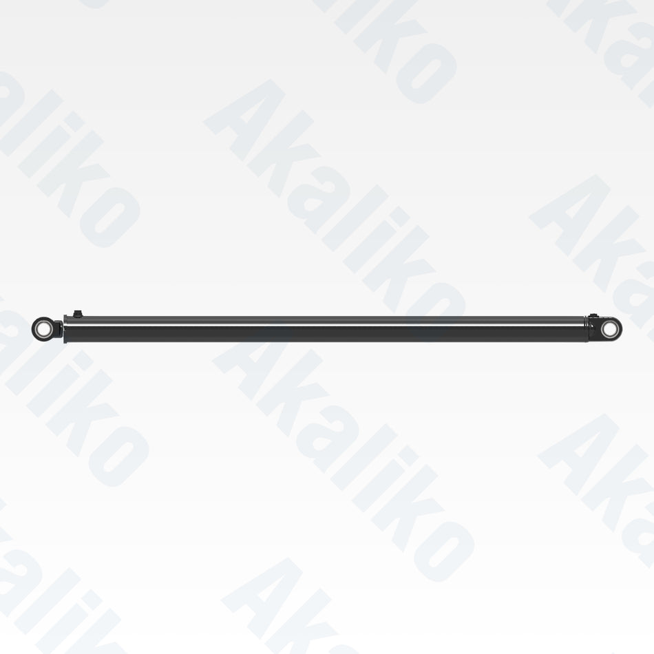 Side view of replacement hoist hydraulic cylinder for Caterpillar 725C dump truck, OEM part number 285-4031