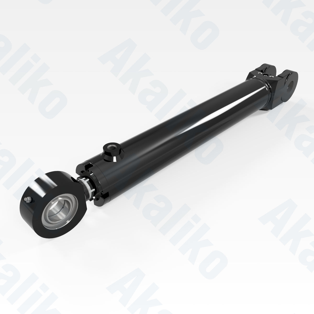 Replacement steering hydraulic cylinder for Caterpillar 725C dump truck, OEM part number 450-5231, aftermarket heavy equipment parts