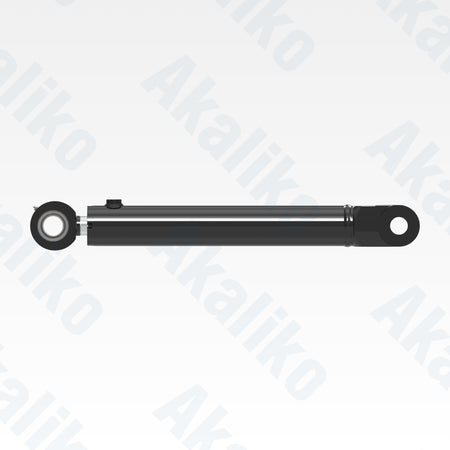 Side view of replacement steering hydraulic cylinder for Caterpillar 725C dump truck, OEM part number 450-5231