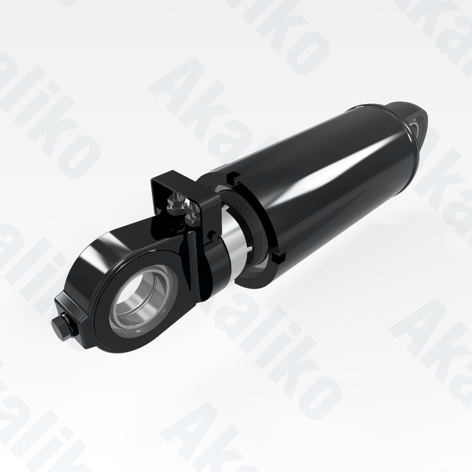 Replacement front suspension hydraulic cylinder for Caterpillar 740B dump truck, OEM part number 341-4124, aftermarket heavy equipment parts