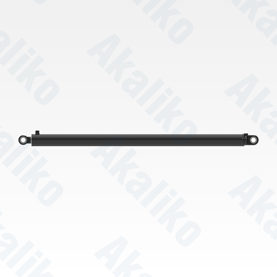 Side view of replacement hoist hydraulic cylinder for Caterpillar 740B dump truck, OEM part number 285-4034