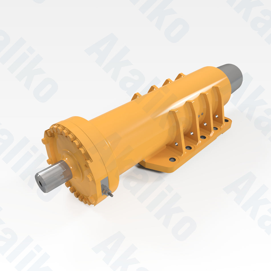 Replacement front suspension hydraulic cylinder for Caterpillar 770G dump truck, OEM part number 341-6163, aftermarket heavy equipment parts