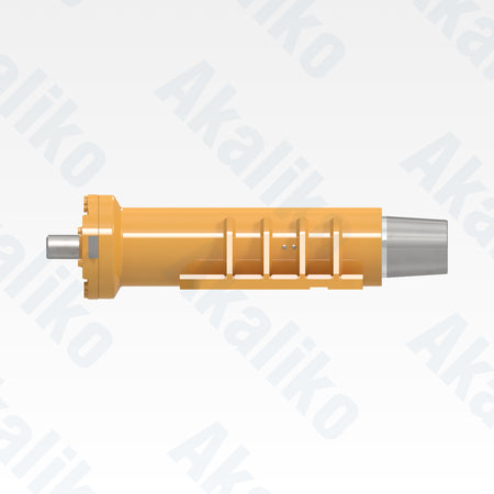 Side view of replacement front suspension hydraulic cylinder for Caterpillar 770G dump truck, OEM part number 341-6163