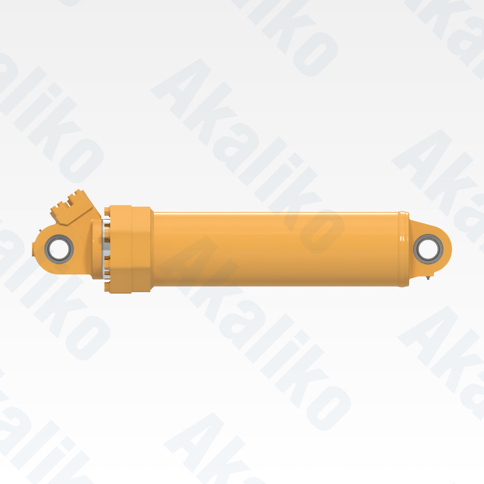 Side view of replacement hoist hydraulic cylinder for Caterpillar 770G dump truck, OEM part number 4T-4168