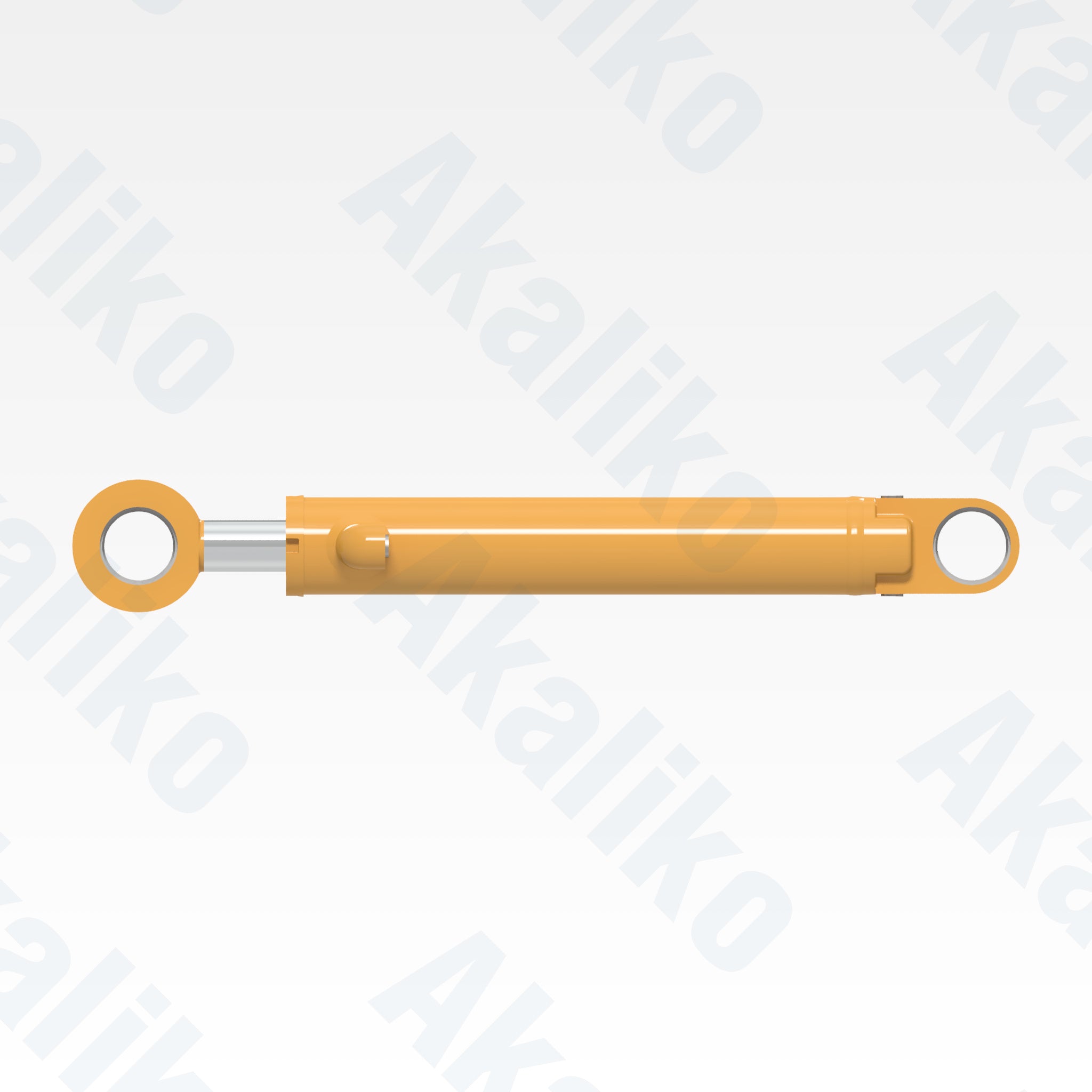 Side view of replacement steering hydraulic cylinder for Caterpillar 770G dump truck, OEM part number 276-5246