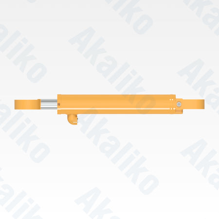 Top view of replacement steering hydraulic cylinder for Caterpillar 770G dump truck, OEM part number 276-5246