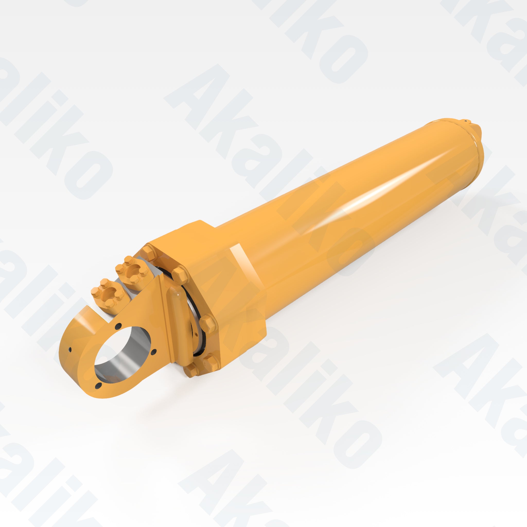 Replacement hoist hydraulic cylinder for Caterpillar 773D/773E/773G dump truck, OEM part number 296-0738, aftermarket heavy equipment parts