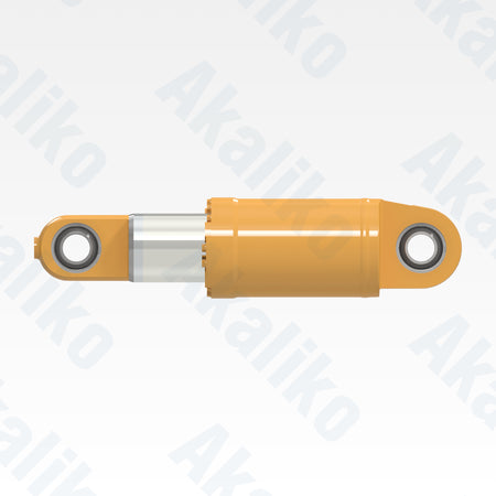 Side view of replacement rear suspension hydraulic cylinder for Caterpillar 773E/773G dump truck, OEM part number 441-8351